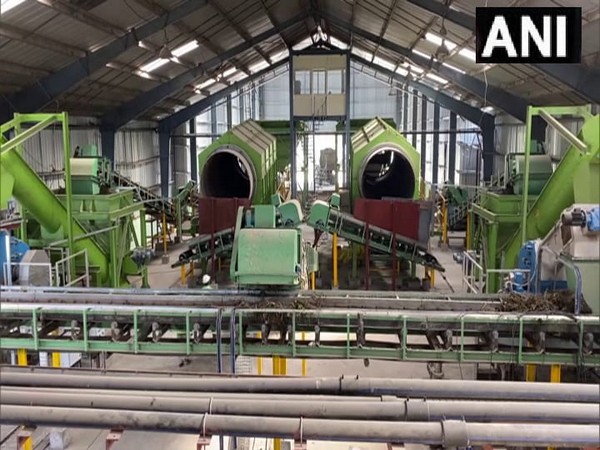 The bio-CNG plant in Indore. (ANI/photo)