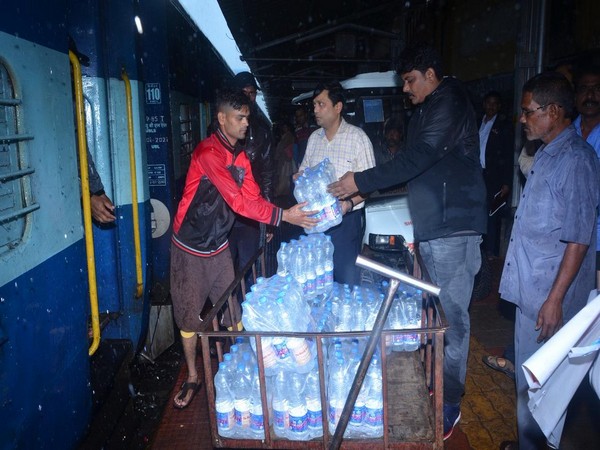 South Western Railway provided food and water to flood stranded people in Karnataka 