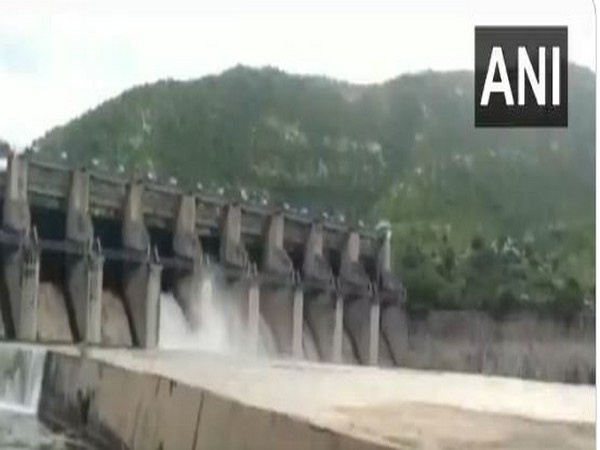 10 gates of Andhra's Somasila Reservoir were lifted to release floodwater.