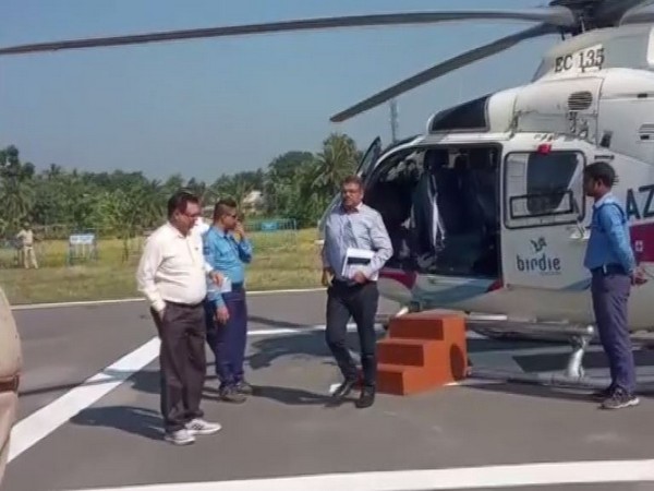 Central government officials visit cyclone-affected areas in Basirhat. Photo/ANI