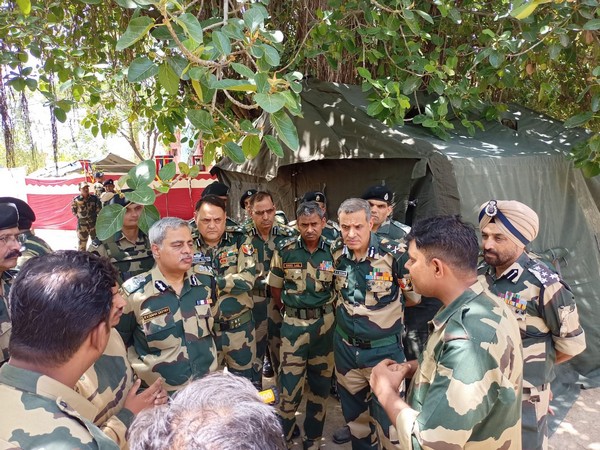 ADG BSF visits Jammu border to review Amarnath Yatra preparations.