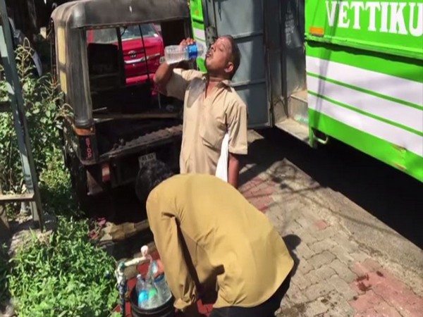 Temperatures in Kerala continue to soar. Photo/ANI