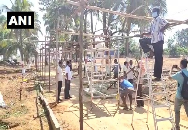 A visual from the farmhouse at Ramnagar in Karnataka.