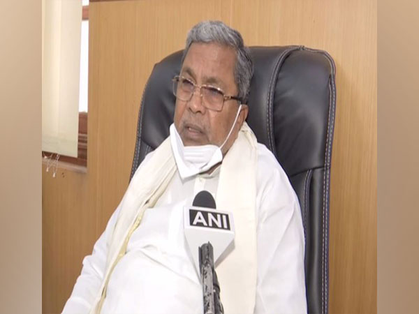 Leader of the Opposition of the Karnataka Legislative Assembly, Siddaramaiah. (ANI/photo)