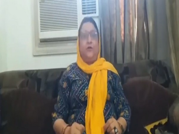 Former Bharatiya Janata Party Jammu and Kashmir unit leader Mir Shafiqa (Photo:Screengrab/Twitter/Sonam Mahajan)