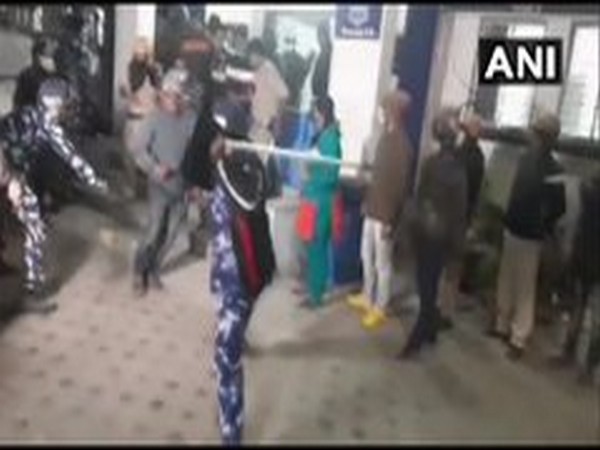 A visual from the incident on Wednesday night.