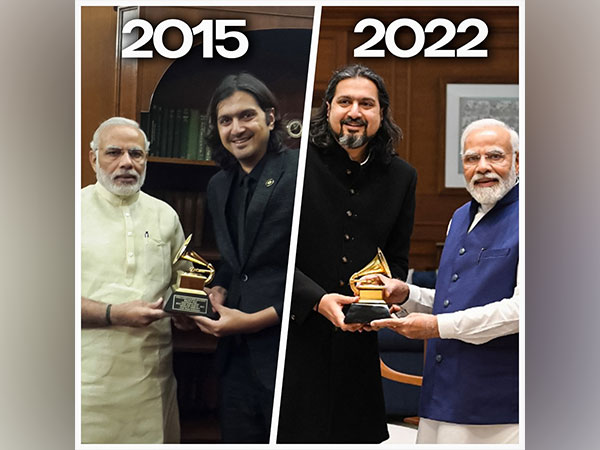 Ricky Kej and PM Modi (Image source: Twitter)
