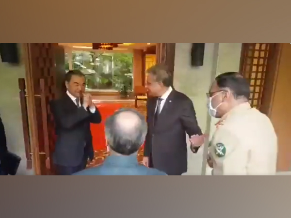 A screengrab from video posted by Chinese Foreign Ministry Spokesperson