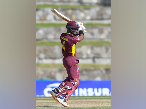 Windies opening batsman Shai Hope (Photo/ ICC Twitter)