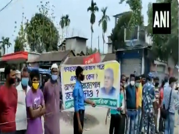 West Bengal Governor shown black flags in Cooch Behar while visiting post-poll violence affected areas (Photo/ANI) 