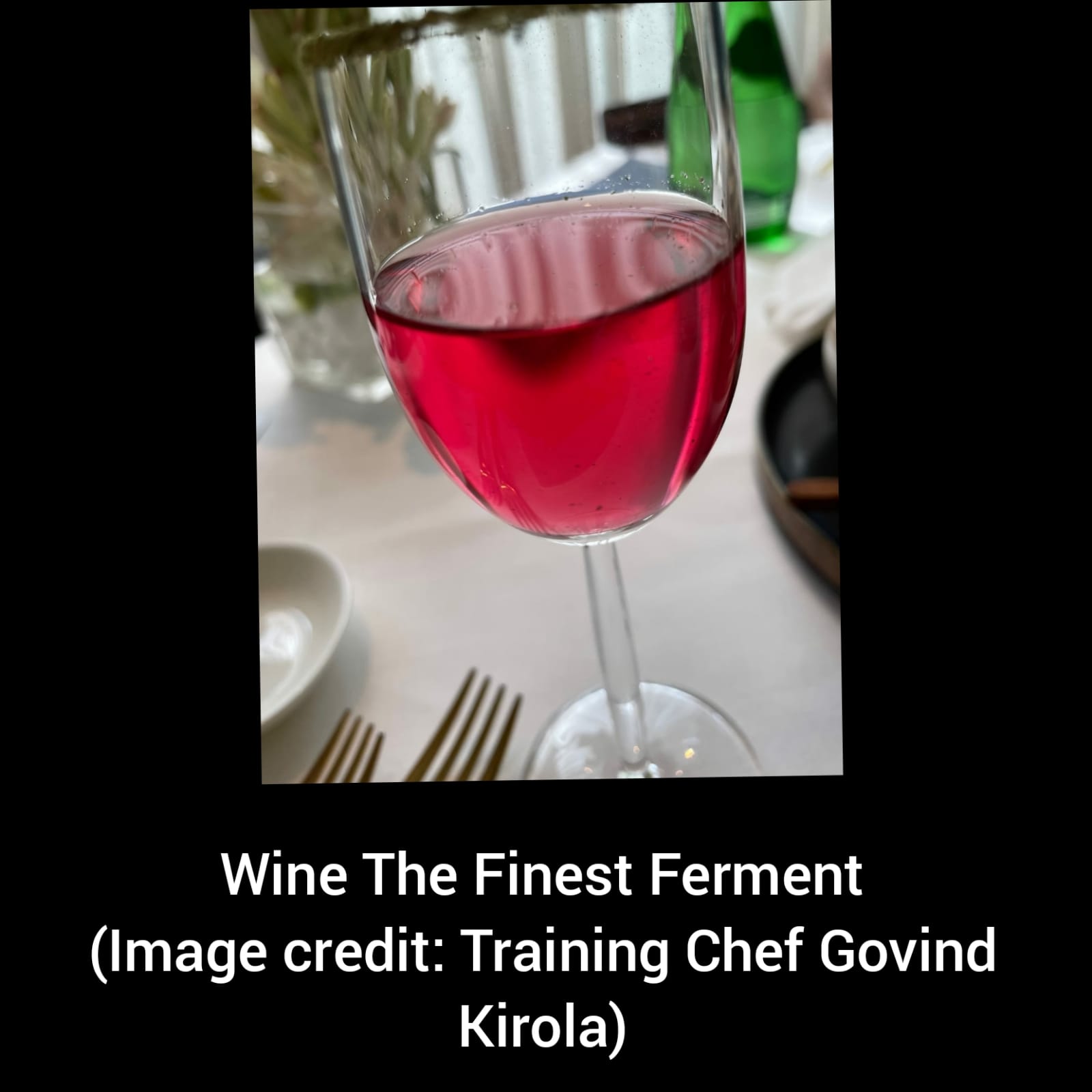 Gulp a glass of wine to get your creative juices flow