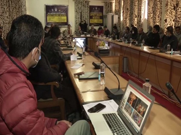 One-day capacity-building workshop program organised in Islamia College Srinagar. (Photo/ANI)