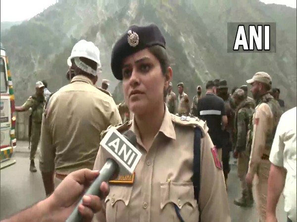 Mohita Sharma, Ramban SSP (Photo/ANI)