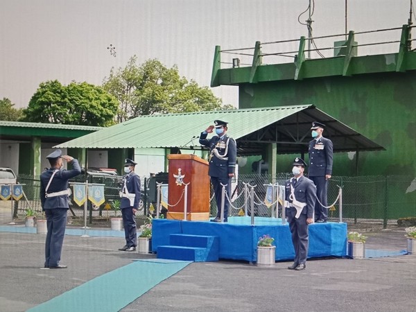 Eastern Air Commander Air Marshal visits Air Force station on regular inspection.