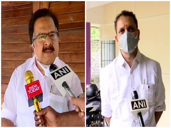 Opposition leader Ramesh Chennithala, BJP state president K Surendran (File Photos/ANI)