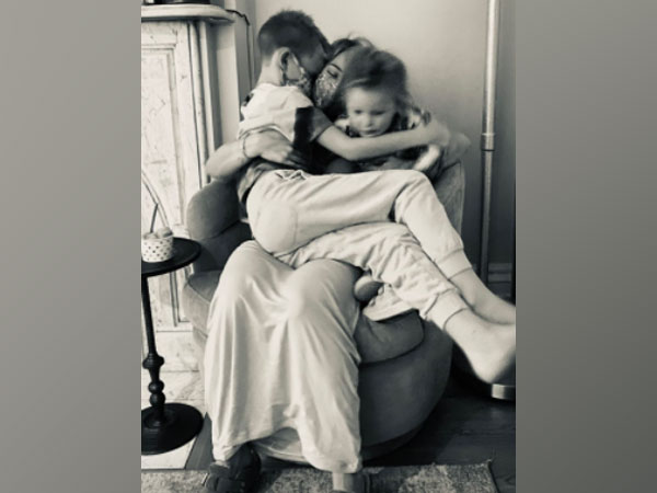 Actor-singer Hilary Duff with her children (Image Source: Instagram)