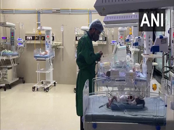 Visual of the maternity ward in Nashik Civil Hospital (Photo/ANI)
