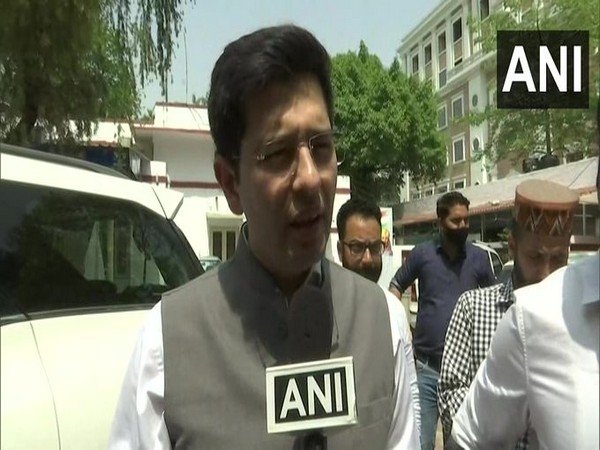 Rajya Sabha MP and Aam Aadmi Party leader Raghav Chadha (Photo/ANI)
