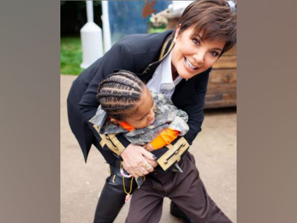 Kris Jenner with grandson Saint West (Image Source: Instagram)