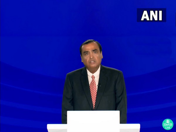 Reliance Industries' Chairman and MD, Mukesh Ambani (ANI Photo)