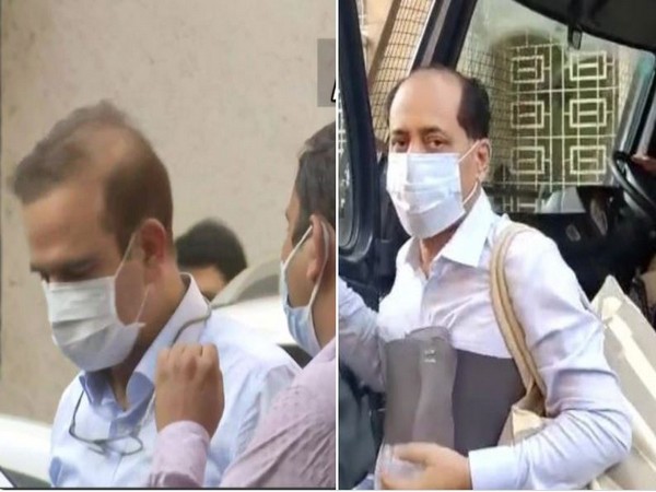 Param Bir Singh (left) Sachin Waze (right)