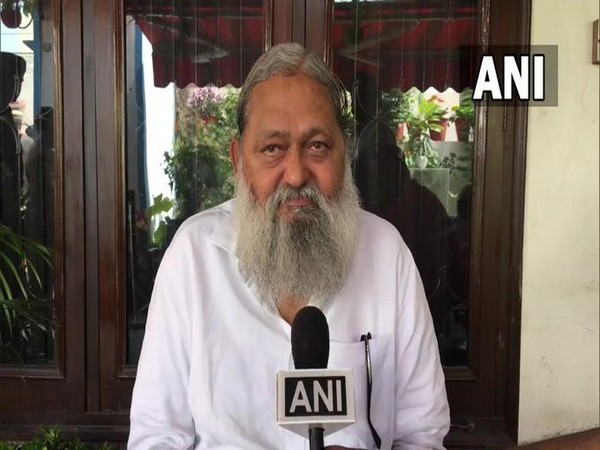 Haryana Health Minister Anil Vij (Photo/ANI)