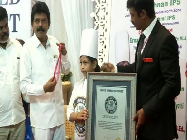 A girl from Tamil Nadu entered the UNICO Book of World Records by cooking 46 dishes in 58 minutes in Chennai on Tuesday.