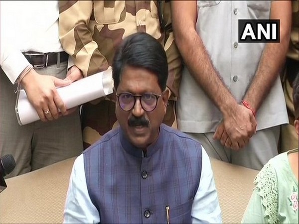 Shiv Sena MP Arvind Sawant (File photo/ANI)