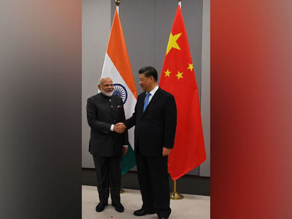 Prime Minister Narendra Modi with Chinese President Xi Jinping in Brazil on Wednesday