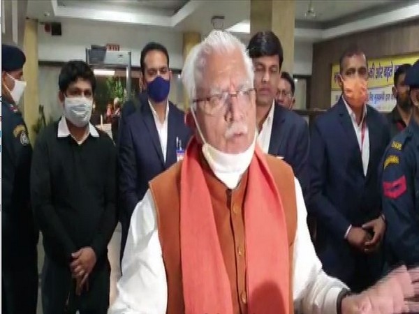 Haryana Chief Minister Manohar Lal Khattar (Photo/ANI)
