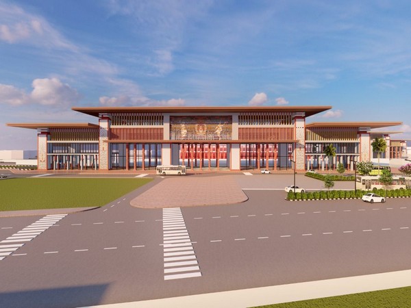 Digital representation of Chennai Egmore Railway Station after redevelopment. (ANI/photo)