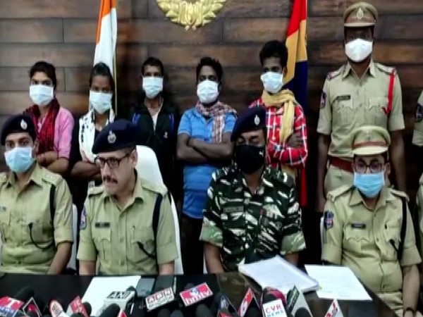 Five CPI (M) members surrender in Telangana (Photo/ANI) 