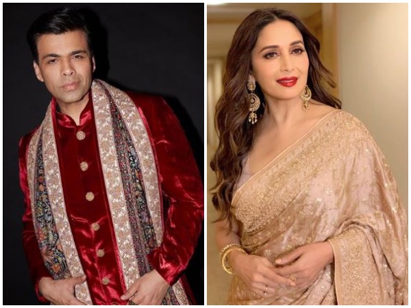 Karan Johar, Madhuri Dixit Nene (Image courtesy: Instagram)