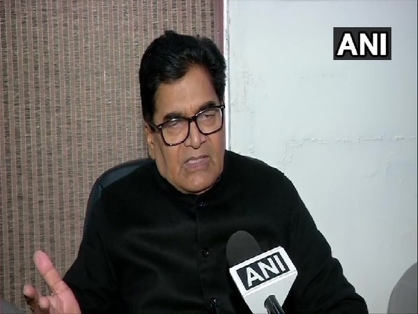 Senior SP leader Prof Ram Gopal Yadav speaking to ANI in New Delhi on Monday.