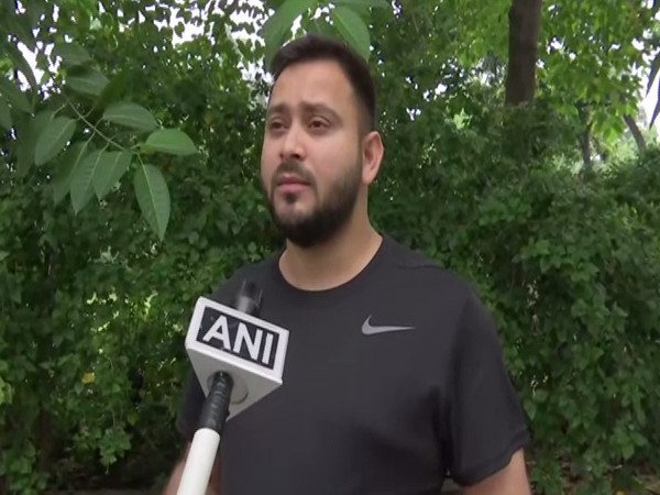 Rashtriya Janta Dal leader Tejaswi Yadav while speaking to ANI on Friday. (Photo/ANI) 