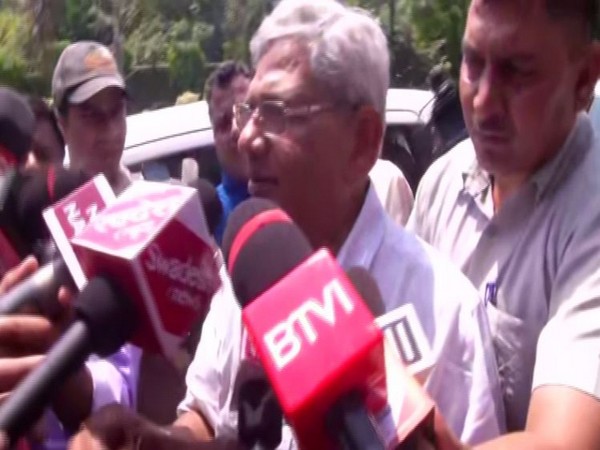 CPI(M) leader Sitaram Yechury talking to reporters in New Delhi on Tuesday. Photo/ANI