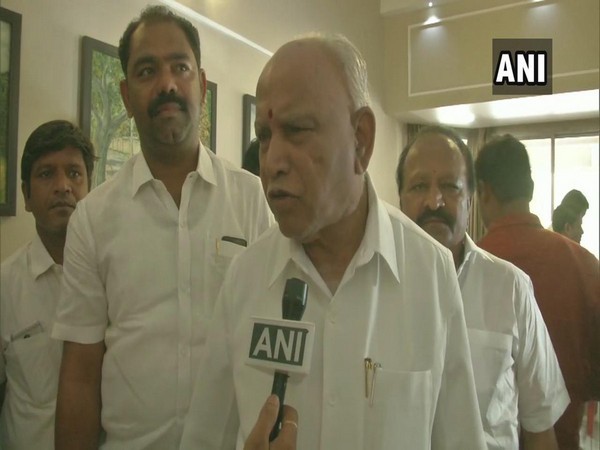 Karnataka BJP chief BS Yeddyurappa talking to ANI at Kalaburagi on Tuesday