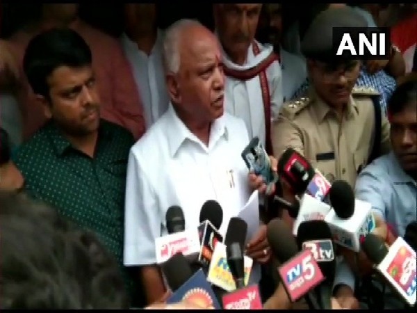 Karnataka Chief Minister BS Yediyurappa in Dakshina Kannada district on Aug 12.