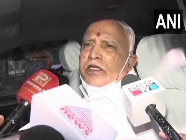 Karnataka Chief Minister BS Yediyurappa speaking to media in New Delhi on Wednesday. 