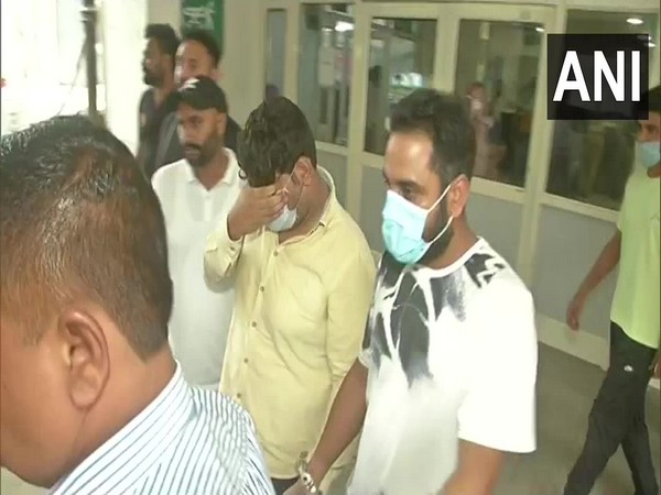 Four terrorists arrested from Delhi were brought to Punjab (Photo/ANI)