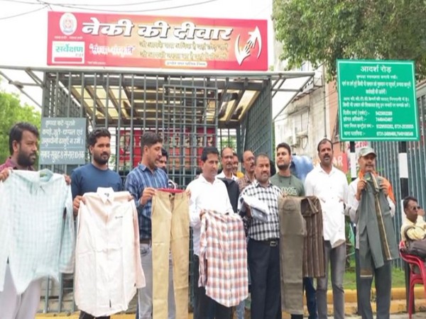 Visuals from protest (Image Source: ANI)