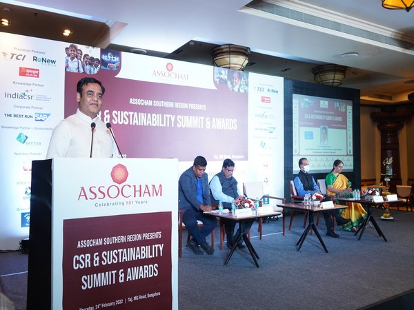 Karnataka Minister for Higher Education Dr Ashwathnarayan CN addressed ASSOCHAM in Bengaluru (Photo/Twitter)