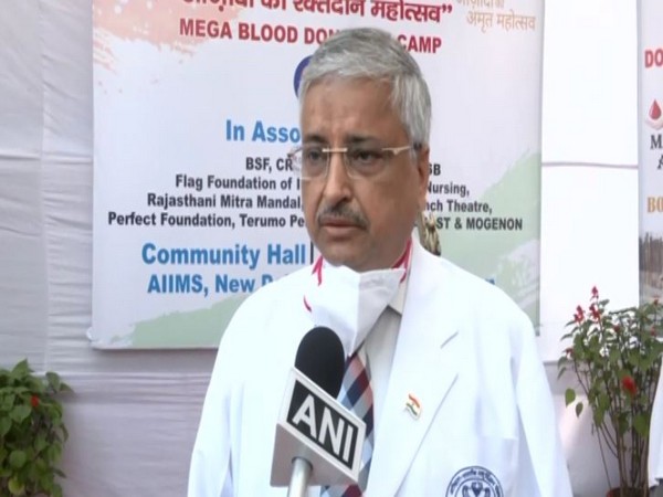 Director of All India Institute of Medical Sciences, Randeep Guleria (Photo/ANI)