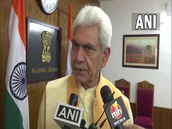 Jammu and Kashmir Lieutenant Governor Manoj Sinha (Photo/ANI)
