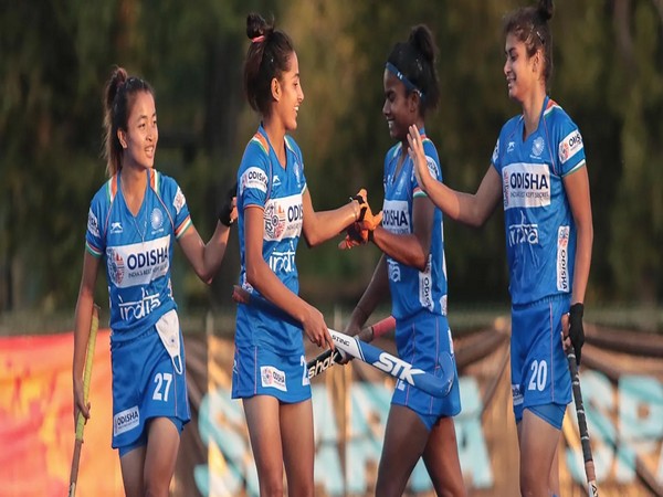 Indian junior women's hockey team beat Chile senior women's team 3-2 (Photo/ Hockey India website) 