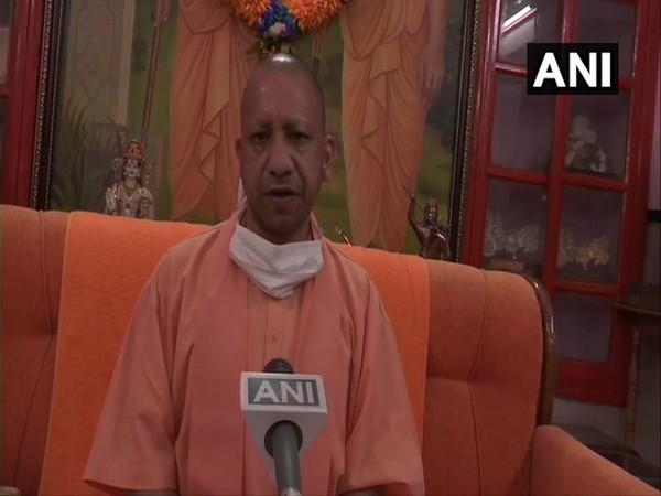 Uttar Pradesh Chief Minister Yogi Adityanath speaking to ANI on Sunday. 