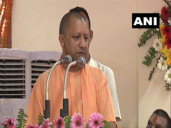 Uttar Pradesh Chief Minister Yogi Adityanath at in event in Ayodhya. 