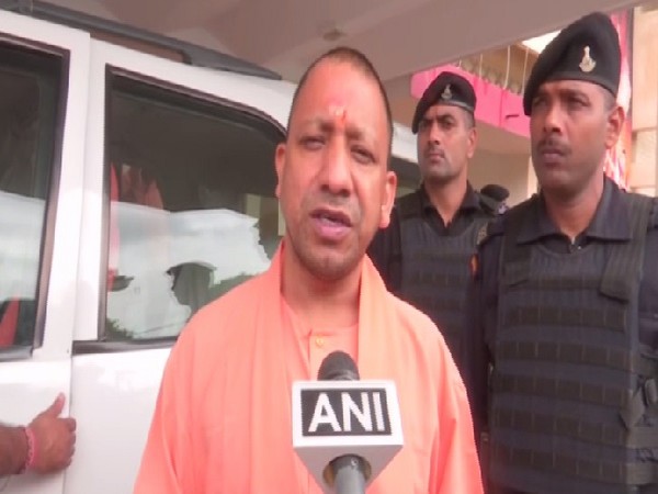 Uttar Pradesh Chief Minister Yogi Adityanath speaking to ANI in Varanasi on Sunday.