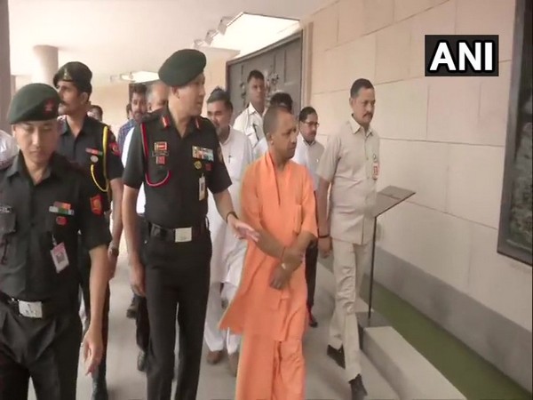 UP Chief Minister Yogi Adityanath at the National War Memorial in Delhi. (Photo/ANI)
