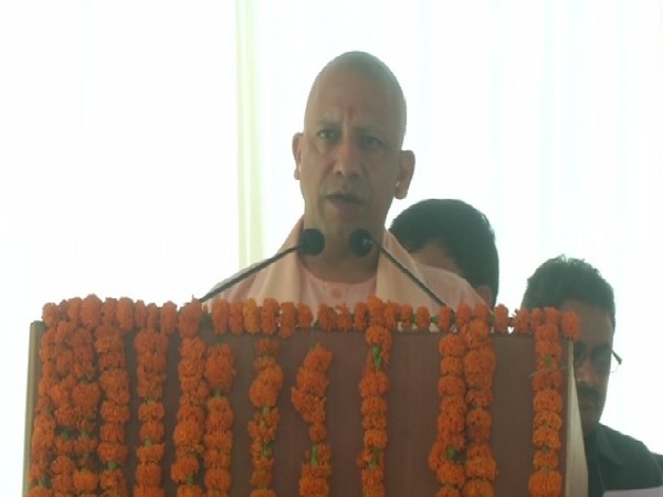 Uttar Pradesh Chief Minister Yogi Adityanath speaking at event on Kargil Vijay Diwas in Lucknow, Uttar Pradesh on July 26.